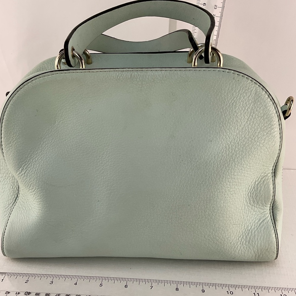 Kate Spade Mint Green Leather Satchel - Picture 5 of 8
